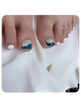 ラフィーネイル(Rafy Nail)/Foot 親指アート