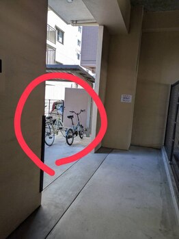 ケイトステージラッシュ 香椎店/駐輪場案内2