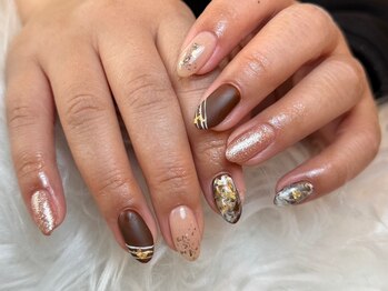 バレンタインnail