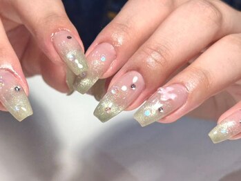 シェリーラメール 渋谷(cherielamer)/マグネットグラデーションネイル