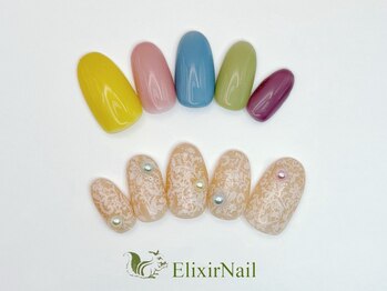 エリクサーネイル 池袋(Elixir Nail)/定額a シンプル/クーポン使用