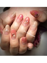 ネイルサロンアンドスクールエムズブロッサム(Nailsalon & school M's Blossom)/定額制ジェルコース￥6700