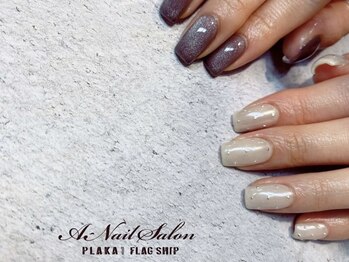 エーネイルサロン プラーカ本店(A-Nail Salon)/　アシメネイル