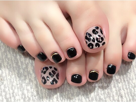 2025年冬】アニマル柄 フット 冬のネイルデザイン集｜人気順  