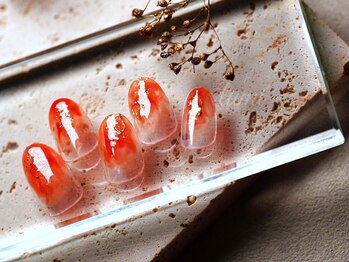 リュミ 二子玉川(lumi)/オレンジニュアンスネイル