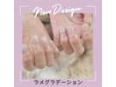 ラメグラデーションネイル