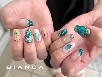 ビアンカ 川越西口店(Bianca)の写真/色変更OK◎【サンプル豊富な定額コース¥5500~】夏ネイルもビアンカにお任せ♪フットネイルもデザイン続々★