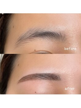 ヴァイス(VAICE)/眉WAX+眉カラー☆ナチュラル平行