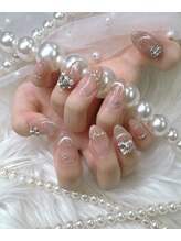 クイーンズネイル(Queeens nail)/ちゅるんネイル　ワンホンネイル