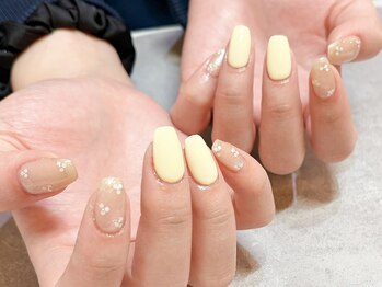 春ネイル*イエロー