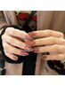 丁寧ネイルケア付き　マグネットネイル ¥8.250