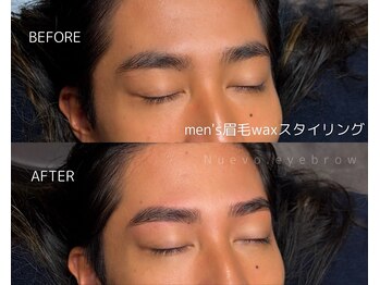 ヌエボ(Nuevo.)の写真/【どんな眉毛が似合うか不安】そんな方には自然にふんわり整える当店自慢ナチュラル仕上げの眉気パーマ！