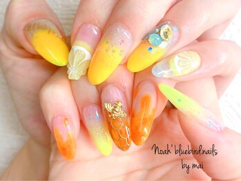 ノアブルーバードネイルズ(Noah' bluebird .nails)/honey lemonネイル