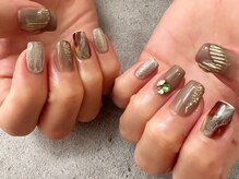 エムスラッシュ ネイル センター北店(M.SLASH)/秋のニュアンスネイル