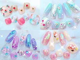 #春フットデザイン#フットネイル