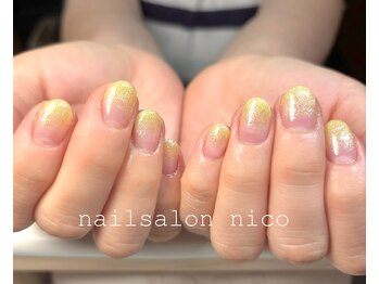 ニコ(nico)/イエローラメグラデ