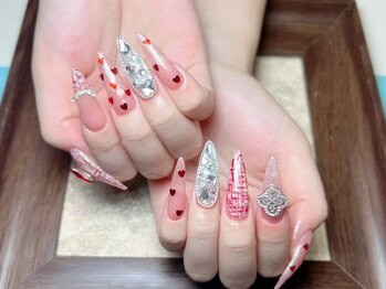 リャー(LYA)の写真/【23時迄営業】デザイン持ち込みOK！シンプル～アートまでトレンドや季節カラーを活かしたデザインが魅力♪