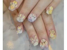 ジェルチップの長出し！デザイン・パーツ持ち込みokです！