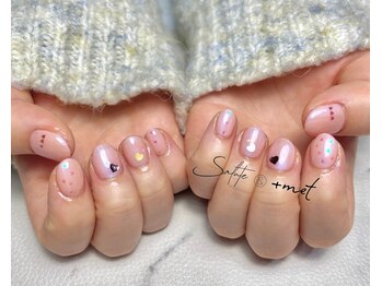 ～ハートホロmixネイル～