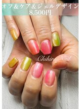 チヒロネイル/チューリップカラーのネイル