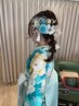 【卒業式】2200円オフ！早朝OK！ヘアセット＋メイク＋袴着付け　(メイク付)