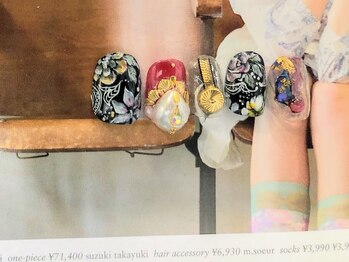 ゆびノさき/お花ネイル