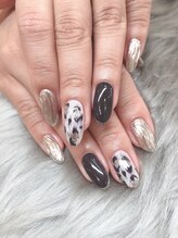 リリカネイル(Ririka nail)/レオパードネイル春夏秋冬