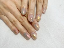 ユージューネイルルーム(UJU nail room)/ミラーアートネイル