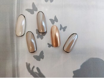 ネイルサロン&スクール ジーナ(GINA)/シックな囲みネイル