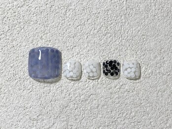 ピース(PEACE)/フットネイル　ホロネイル
