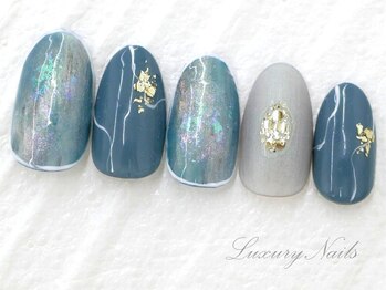 ラグジュアリー ネイルズ(Luxury Nails)/ニュアンス◇ホイルNail