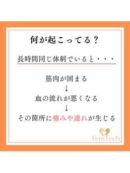 心斎橋長堀フェムテック整骨院/ 整体 姿勢矯正 肩こり