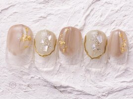 もやもやニュアンス金箔￥8050