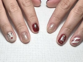 クリスマスネイル