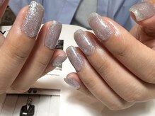 デューネイルスタジオ(dew nail studio)/ブルーラメ ワンカラー