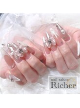 エスフィーネイルサロン リシェル(Esfy nailsalon Richer)/長さ出し ゆめかわデザイン