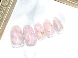 プチフラワーネイル