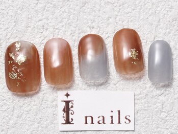 アイネイルズ 梅田店(I nails)/くすみカラーニュアンス￥7700