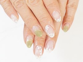 シンプルジェルネイル&本格ケア