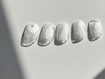 質感ホワイトnail