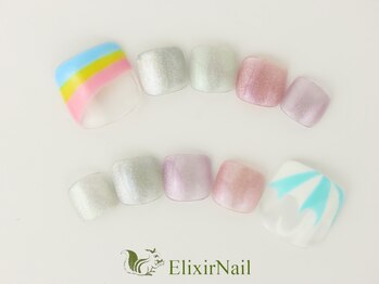 エリクサーネイル 五反田(Elixir Nail)/フットやり放題／クーポン使用