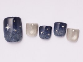 夜空ネイル　¥8800