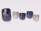 夜空ネイル　¥8800