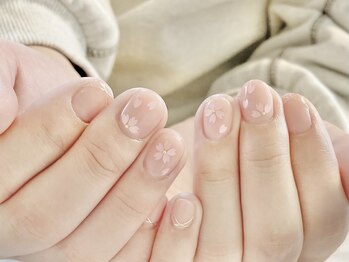 リネイル(RE:NAIL)/サクラのホロで春感たっぷり◎