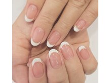 クリスタルネイル プレミアム イオンモール鹿児島店(CRYSTAL NAIL PREMIUM)/フレンチネイル