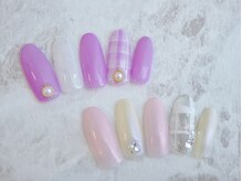 ラルネイル 大宮(Lull. nail)/＊チェック＊ワンカラー＊