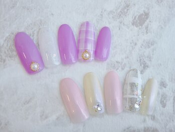 ラルネイル 大宮(Lull. nail)/*チェック*ワンカラー*