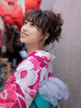 プリムス(Primus)/浴衣×ヘアセット