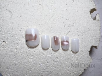 ネイル ドゥ 岡山駅前店(Nail Doux)/シンプルマグフットネイル