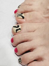 クロサイ×しろさい/デザインsample【Foot】♪